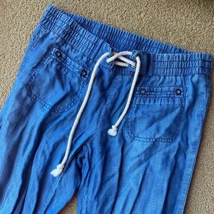 Jolt Women’s Denim Beach Pants, SIZE: 1, COLOR: denim blue